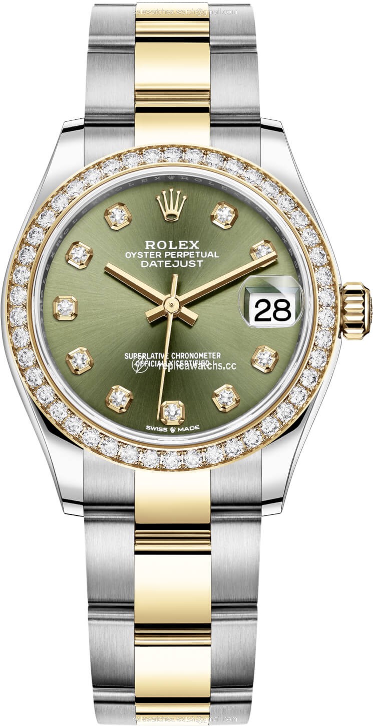 Replica 278383rbr Green Diamond Oyster Rolex Datejust 31mm Stainless Steel and Yellow Gold Ladies Watch Replica 278383rbr Green Diamond Oyster Rolex Datejust 31mm Stainless Steel and Yellow Gold Ladies Watch