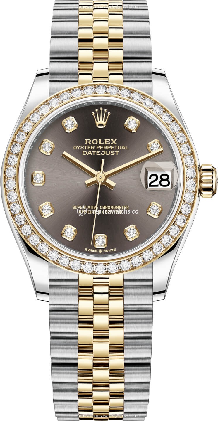 Replica 278383rbr Grey Diamond Jubilee Rolex Datejust 31mm Stainless Steel and Yellow Gold Ladies Watch Replica 278383rbr Grey Diamond Jubilee Rolex Datejust 31mm Stainless Steel and Yellow Gold Ladies Watch