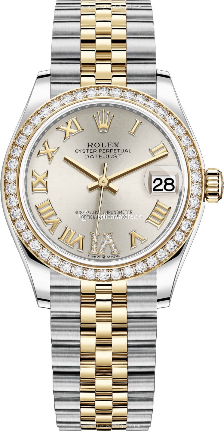 Replica 278383rbr Silver VI Roman Jubilee Rolex Datejust 31mm Stainless Steel and Yellow Gold Ladies Watch Replica 278383rbr Silver VI Roman Jubilee Rolex Datejust 31mm Stainless Steel and Yellow Gold Ladies Watch