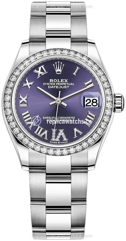 Replica 278384rbr Aubergine VI Oyster Rolex Datejust 31mm Stainless Steel Ladies Watch Replica 278384rbr Aubergine VI Oyster Rolex Datejust 31mm Stainless Steel Ladies Watch