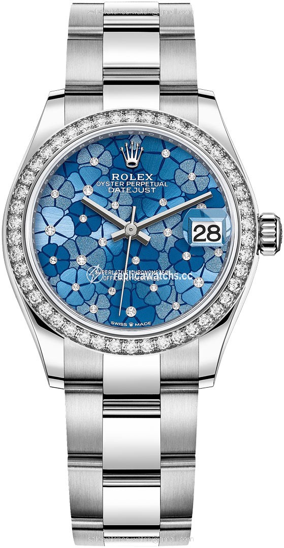 Replica 278384rbr Azzurro Blue Floral Oyster Rolex Datejust 31mm Stainless Steel Ladies Watch Replica 278384rbr Azzurro Blue Floral Oyster Rolex Datejust 31mm Stainless Steel Ladies Watch