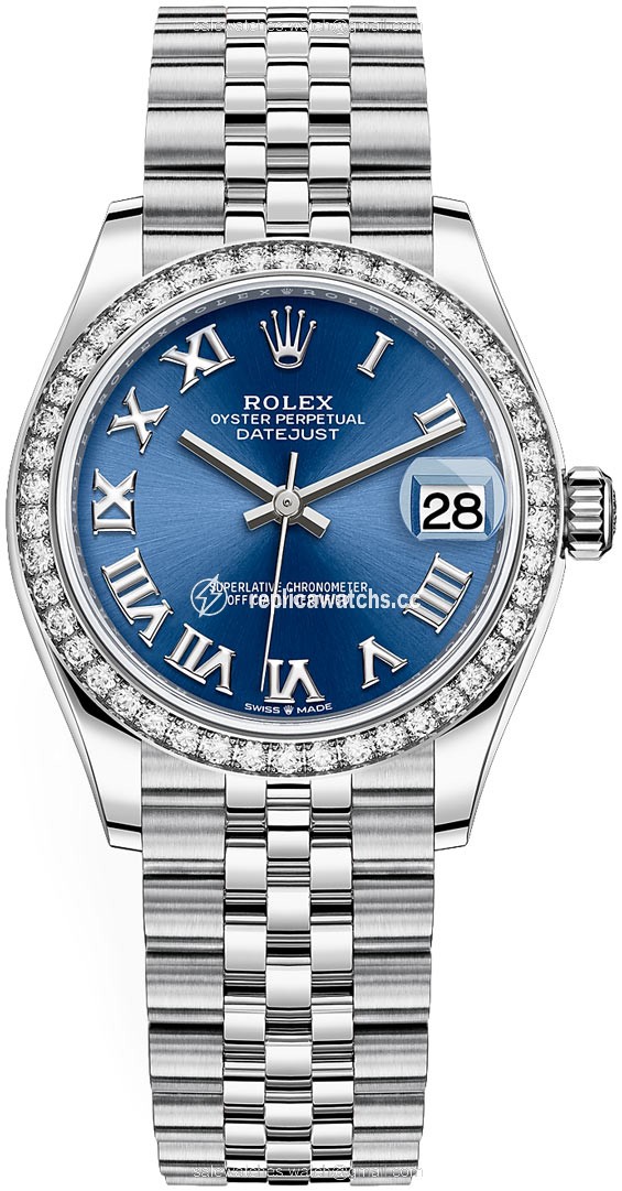 Replica 278384rbr Blue Roman Jubilee Rolex Datejust 31mm Stainless Steel Ladies Watch Replica 278384rbr Blue Roman Jubilee Rolex Datejust 31mm Stainless Steel Ladies Watch