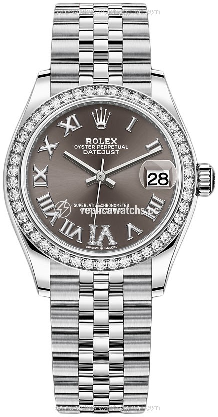 Replica 278384rbr Dark Grey VI Jubilee Rolex Datejust 31mm Stainless Steel Ladies Watch Replica 278384rbr Dark Grey VI Jubilee Rolex Datejust 31mm Stainless Steel Ladies Watch