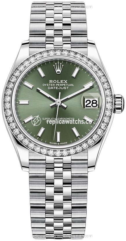 Replica 278384rbr Mint Green Index Jubilee Rolex Datejust 31mm Stainless Steel Ladies Watch Replica 278384rbr Mint Green Index Jubilee Rolex Datejust 31mm Stainless Steel Ladies Watch