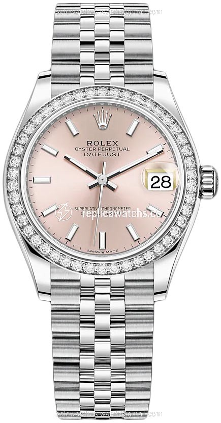 Replica 278384rbr Pink Index Jubilee Rolex Datejust 31mm Stainless Steel Ladies Watch Replica 278384rbr Pink Index Jubilee Rolex Datejust 31mm Stainless Steel Ladies Watch