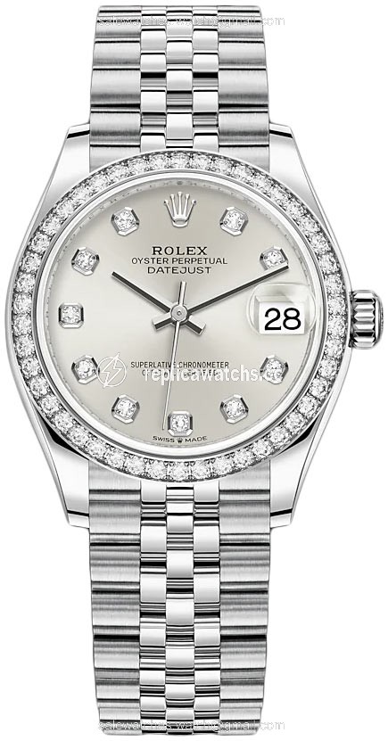 Replica 278384rbr Silver Diamond Jubilee Rolex Datejust 31mm Stainless Steel Ladies Watch Replica 278384rbr Silver Diamond Jubilee Rolex Datejust 31mm Stainless Steel Ladies Watch