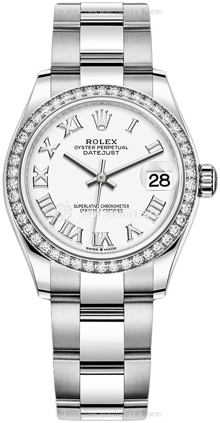 Replica 278384rbr White Roman Oyster Rolex Datejust 31mm Stainless Steel Ladies Watch Replica 278384rbr White Roman Oyster Rolex Datejust 31mm Stainless Steel Ladies Watch