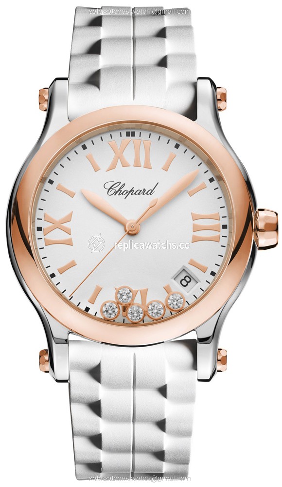 Replica 278582-6001 Chopard Happy Sport Round Quartz 36mm Ladies Watch Replica 278582-6001 Chopard Happy Sport Round Quartz 36mm Ladies Watch