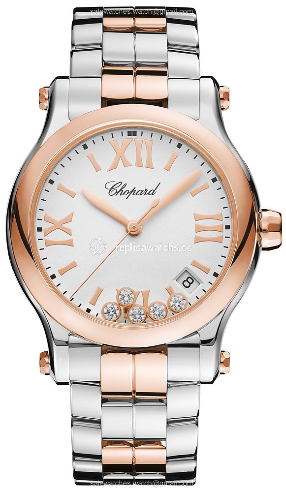 Replica 278582-6002 Chopard Happy Sport Round Quartz 36mm Ladies Watch Replica 278582-6002 Chopard Happy Sport Round Quartz 36mm Ladies Watch