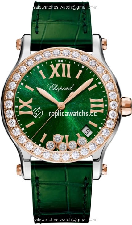 Replica 278582-6007 Chopard Happy Sport Round Quartz 36mm Ladies Watch Replica 278582-6007 Chopard Happy Sport Round Quartz 36mm Ladies Watch