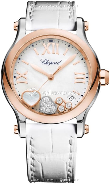 Replica 278582-6009 Happy Heart Chopard Happy Sport Round Quartz 36mm Ladies Watch Replica 278582-6009 Happy Heart Chopard Happy Sport Round Quartz 36mm Ladies Watch