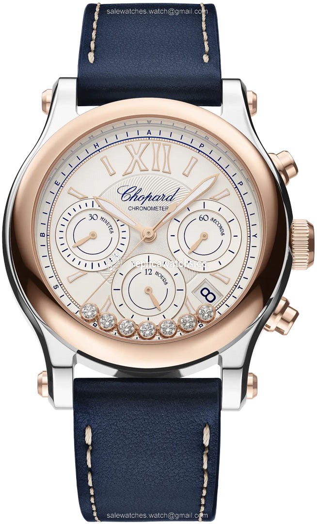 Replica 278615-6001 Chopard Happy Sport Chrono 40mm Ladies Watch Replica 278615-6001 Chopard Happy Sport Chrono 40mm Ladies Watch
