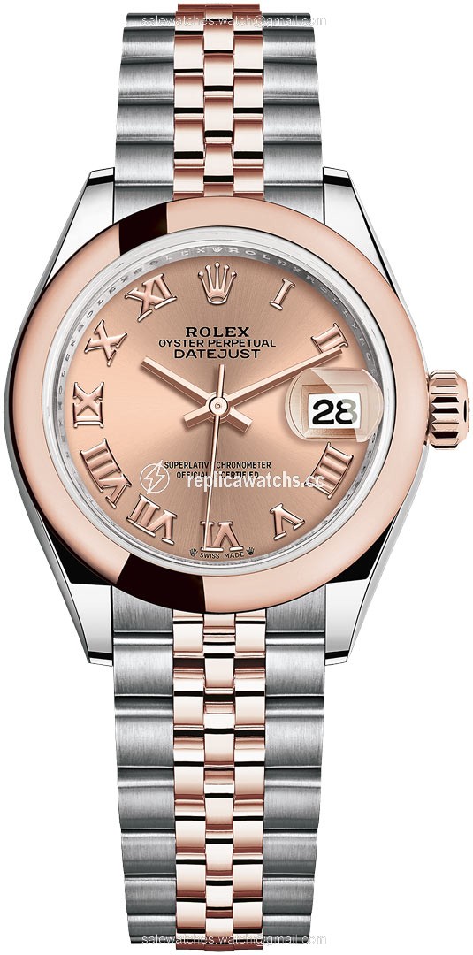 Replica 279161 Rose Roman Jubilee Rolex Lady Datejust 28mm Stainless Steel and Everose Gold Ladies Watch Replica 279161 Rose Roman Jubilee Rolex Lady Datejust 28mm Stainless Steel and Everose Gold Ladies Watch