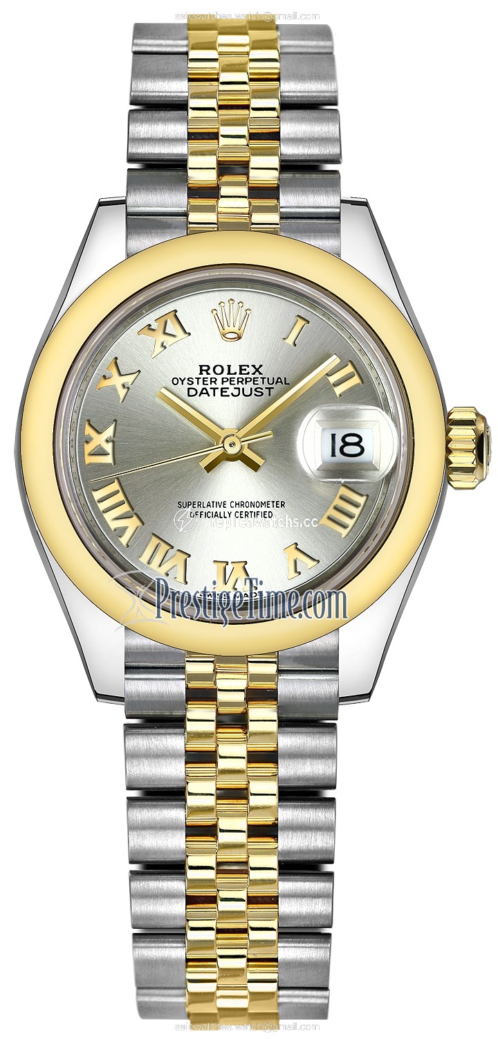 Replica 279163 Silver Roman Jubilee Rolex Lady Datejust 28mm Stainless Steel and Yellow Gold Ladies Watch Replica 279163 Silver Roman Jubilee Rolex Lady Datejust 28mm Stainless Steel and Yellow Gold Ladies Watch