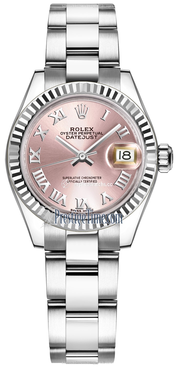 Replica 279174 Pink Roman Oyster Rolex Lady Datejust 28mm Stainless Steel Ladies Watch Replica 279174 Pink Roman Oyster Rolex Lady Datejust 28mm Stainless Steel Ladies Watch