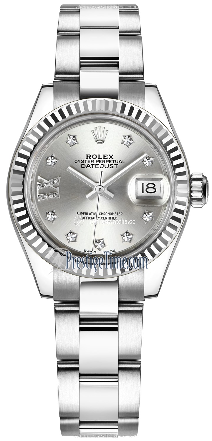Replica 279174 Silver 17 Diamond Oyster Rolex Lady Datejust 28mm Stainless Steel Ladies Watch Replica 279174 Silver 17 Diamond Oyster Rolex Lady Datejust 28mm Stainless Steel Ladies Watch