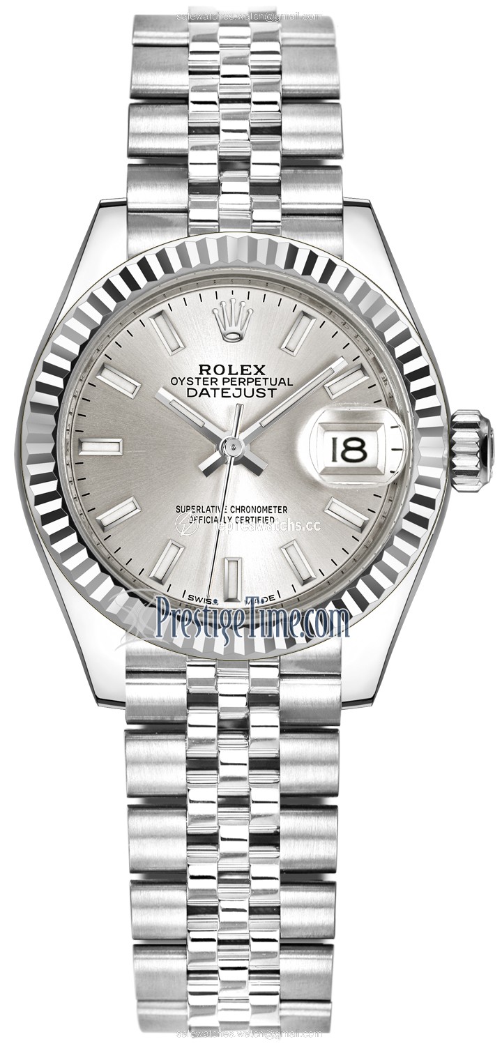 Replica 279174 Silver Index Jubilee Rolex Lady Datejust 28mm Stainless Steel Ladies Watch Replica 279174 Silver Index Jubilee Rolex Lady Datejust 28mm Stainless Steel Ladies Watch