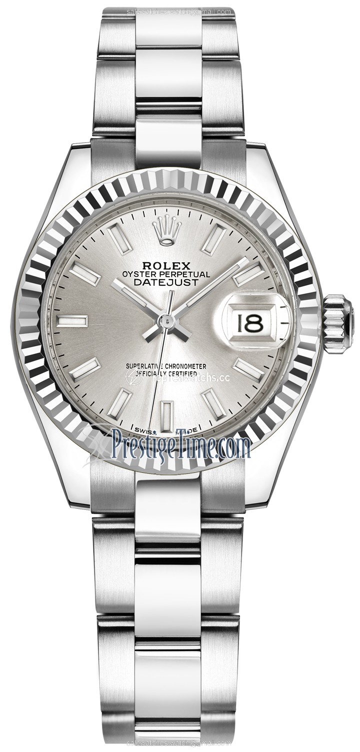 Replica 279174 Silver Index Oyster Rolex Lady Datejust 28mm Stainless Steel Ladies Watch Replica 279174 Silver Index Oyster Rolex Lady Datejust 28mm Stainless Steel Ladies Watch