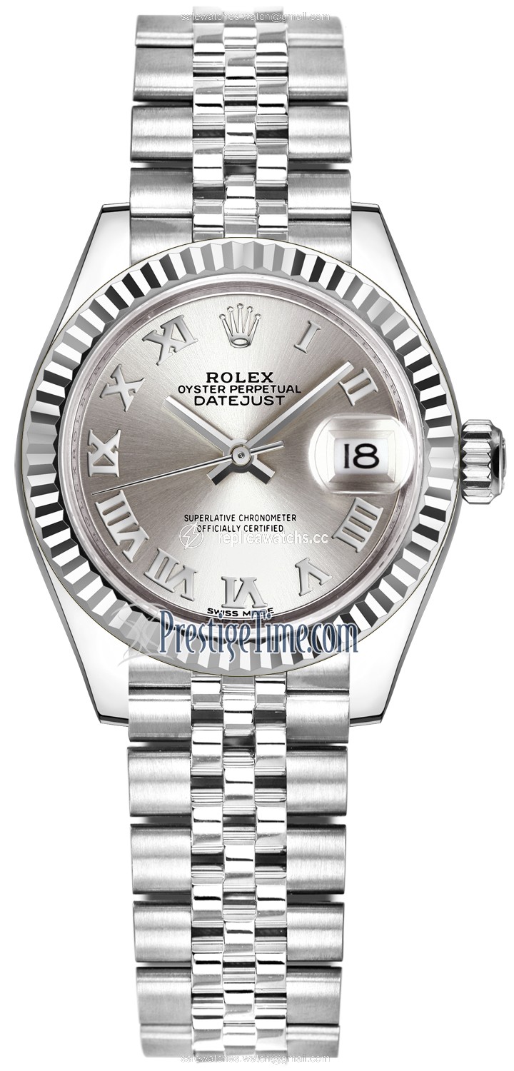 Replica 279174 Silver Roman Jubilee Rolex Lady Datejust 28mm Stainless Steel Ladies Watch Replica 279174 Silver Roman Jubilee Rolex Lady Datejust 28mm Stainless Steel Ladies Watch