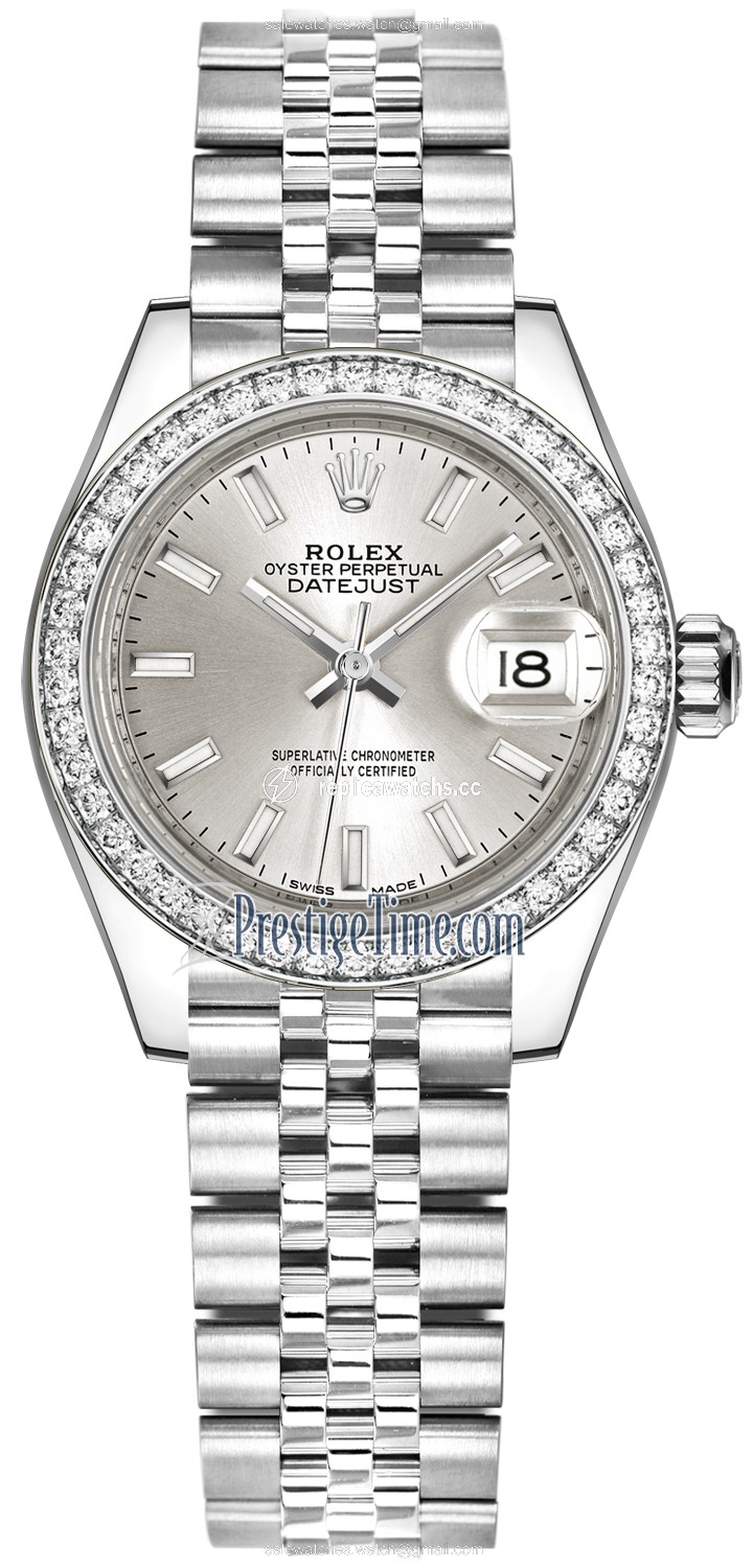 Replica 279384RBR Silver Index Jubilee Rolex Lady Datejust 28mm Stainless Steel Ladies Watch Replica 279384RBR Silver Index Jubilee Rolex Lady Datejust 28mm Stainless Steel Ladies Watch