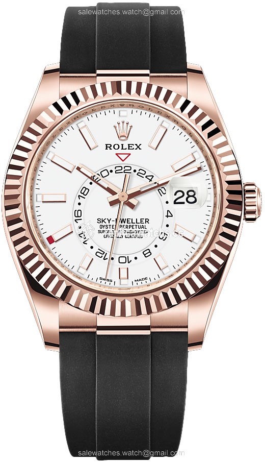 Replica 326235 White Index Rolex Sky Dweller 42mm Mens Watch Replica 326235 White Index Rolex Sky Dweller 42mm Mens Watch