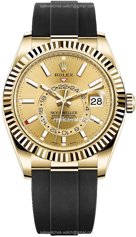 Replica 326238 Champagne Index Rolex Sky Dweller 42mm Mens Watch Replica 326238 Champagne Index Rolex Sky Dweller 42mm Mens Watch
