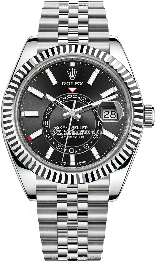 Replica 326934 Black Index Jubilee Rolex Sky Dweller 42mm Mens Watch Replica 326934 Black Index Jubilee Rolex Sky Dweller 42mm Mens Watch