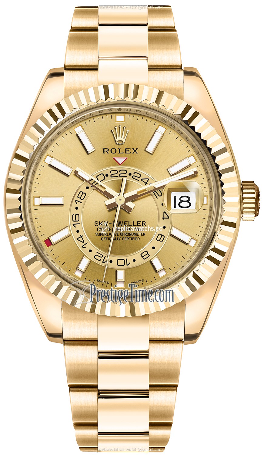 Replica 326938 Champagen Index Rolex Sky Dweller 42mm Mens Watch Replica 326938 Champagen Index Rolex Sky Dweller 42mm Mens Watch