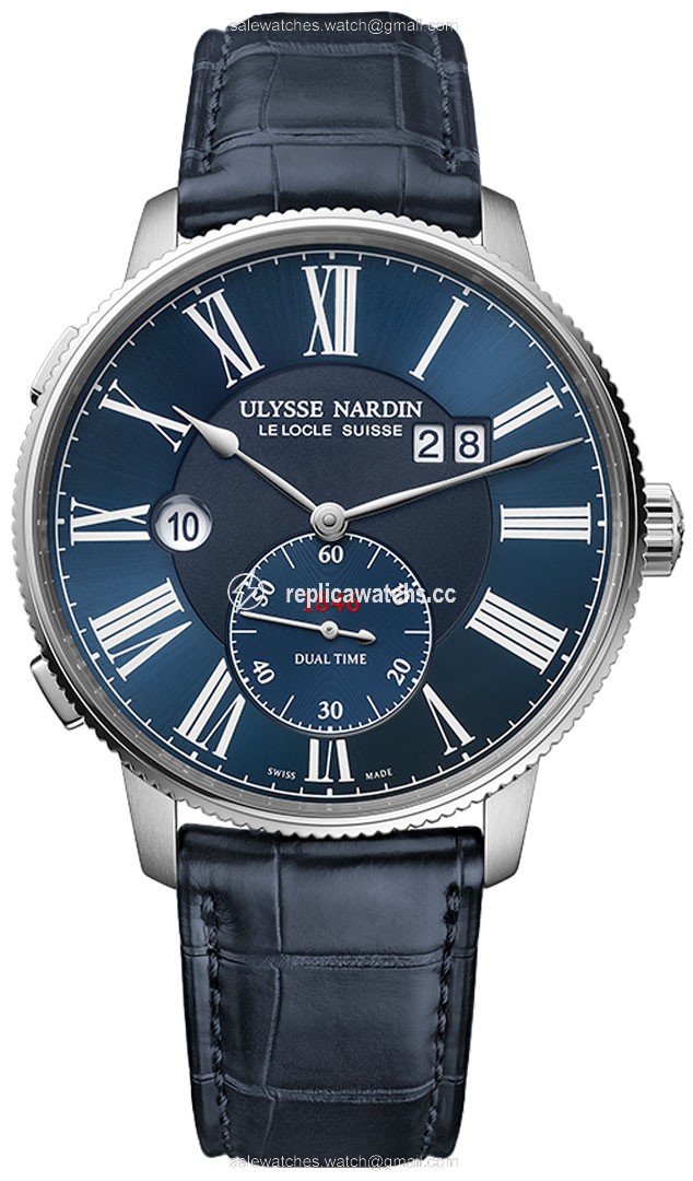 Replica 3343-320-3a/1a Ulysse Nardin Marine Torpilleur Dual Time 44mm Mens Watch Replica 3343-320-3a/1a Ulysse Nardin Marine Torpilleur Dual Time 44mm Mens Watch