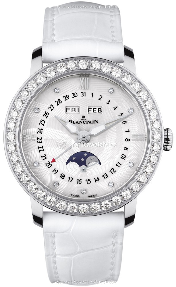 Replica 3663a-4654-55b Blancpain Ladies Moonphase & Complete Calendar 34mm Ladies Watch Replica 3663a-4654-55b Blancpain Ladies Moonphase & Complete Calendar 34mm Ladies Watch