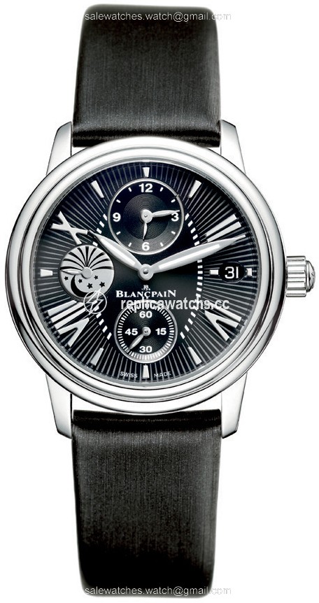 Replica 3760-1130-52b Blancpain Women's Double Time Zone Ladies Watch Replica 3760-1130-52b Blancpain Women's Double Time Zone Ladies Watch