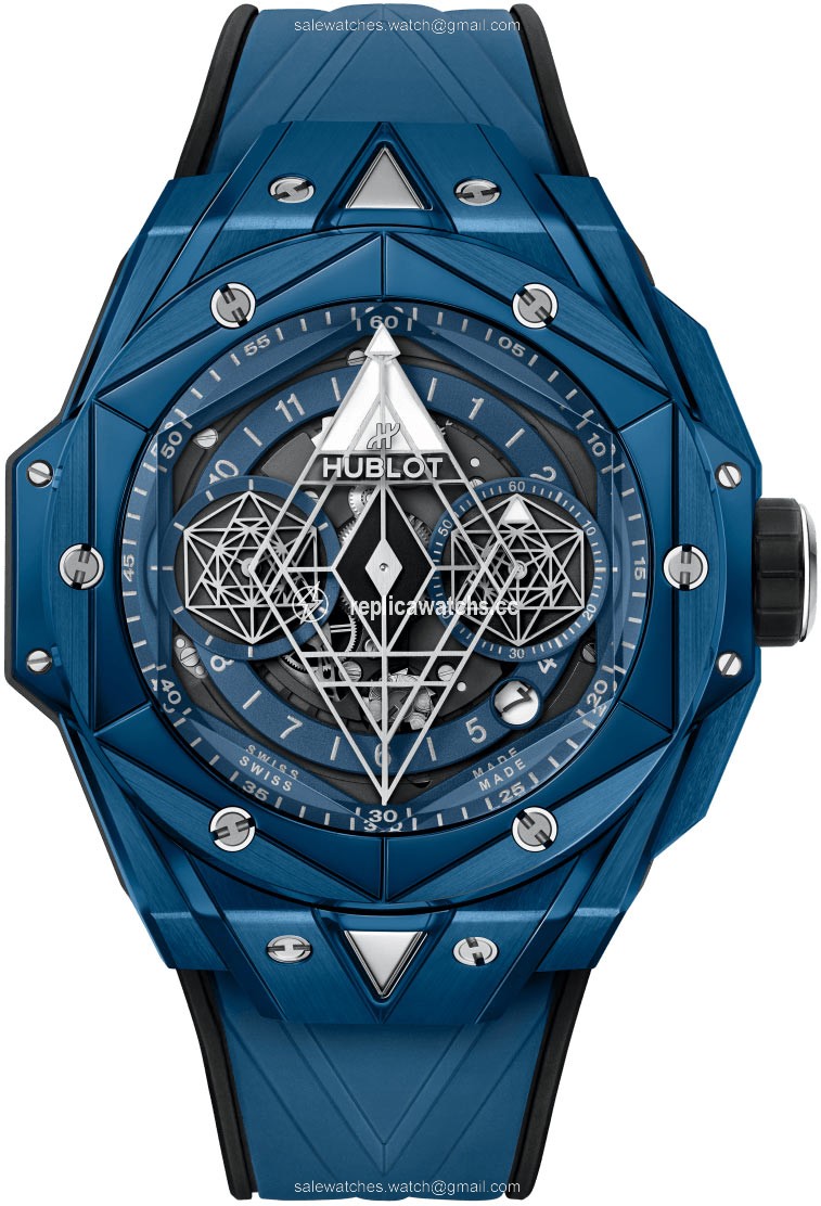 Replica 418.EX.5107.RX.MXM21 Hublot Big Bang UNICO Sang Bleu 45mm Mens Watch Replica 418.EX.5107.RX.MXM21 Hublot Big Bang UNICO Sang Bleu 45mm Mens Watch