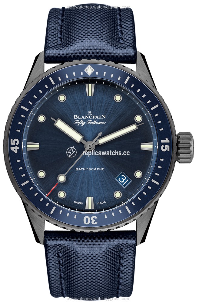 Replica 5000-0240-o52a Blancpain Fifty Fathoms Bathyscaphe Automatic 43mm Mens Watch Replica 5000-0240-o52a Blancpain Fifty Fathoms Bathyscaphe Automatic 43mm Mens Watch