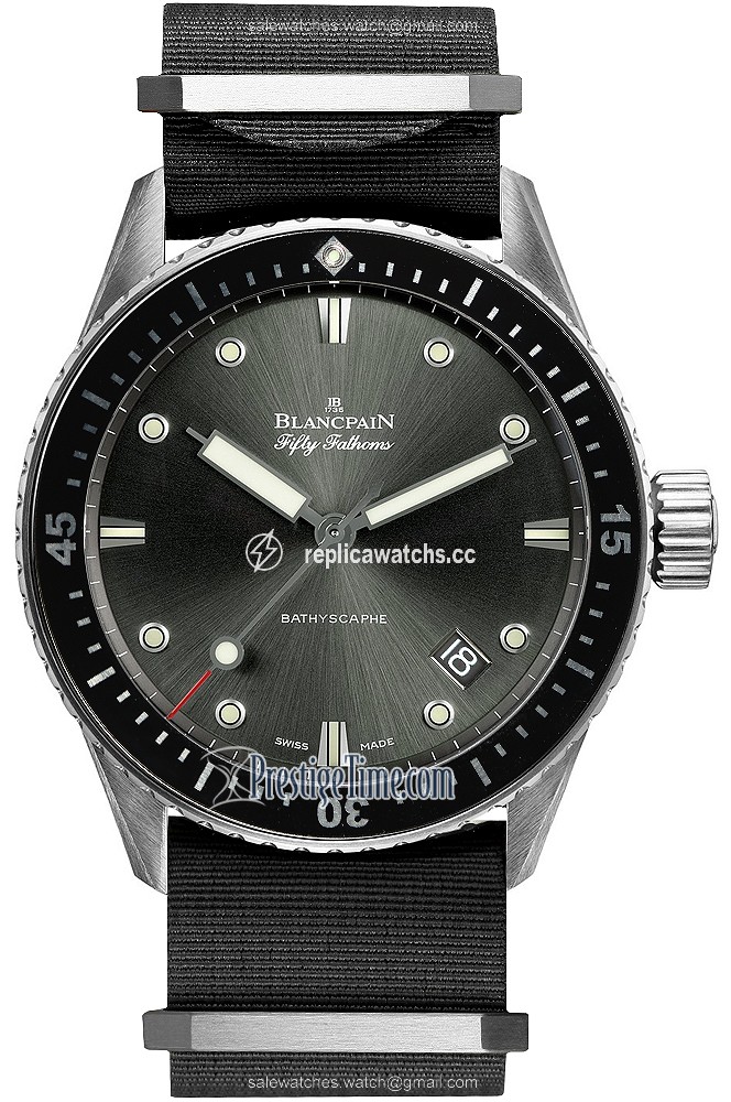 Replica 5000-1110-NABA Blancpain Fifty Fathoms Bathyscaphe Automatic 43mm Mens Watch Replica 5000-1110-NABA Blancpain Fifty Fathoms Bathyscaphe Automatic 43mm Mens Watch