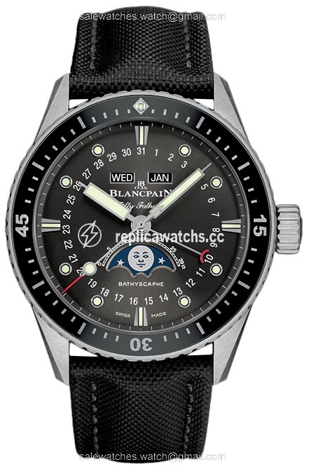 Replica 5054-1110-b52a Blancpain Fifty Fathoms Bathyscaphe Complete Calendar 43mm Mens Watch Replica 5054-1110-b52a Blancpain Fifty Fathoms Bathyscaphe Complete Calendar 43mm Mens Watch