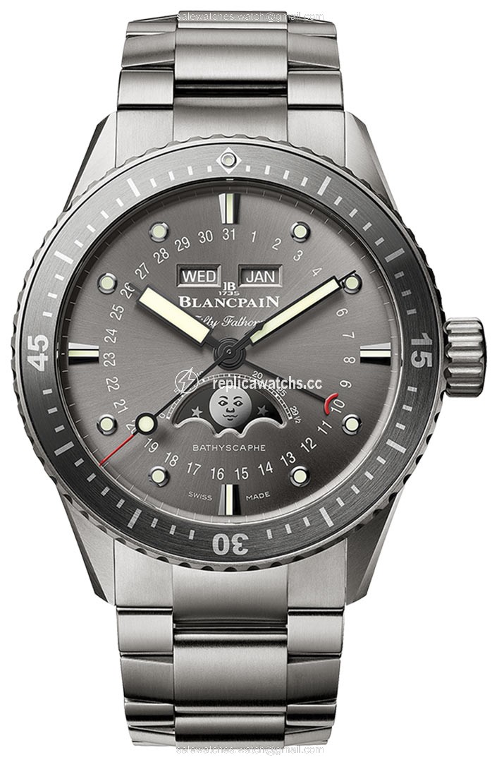 Replica 5054-1210-98s Blancpain Fifty Fathoms Bathyscaphe Complete Calendar 43mm Mens Watch Replica 5054-1210-98s Blancpain Fifty Fathoms Bathyscaphe Complete Calendar 43mm Mens Watch