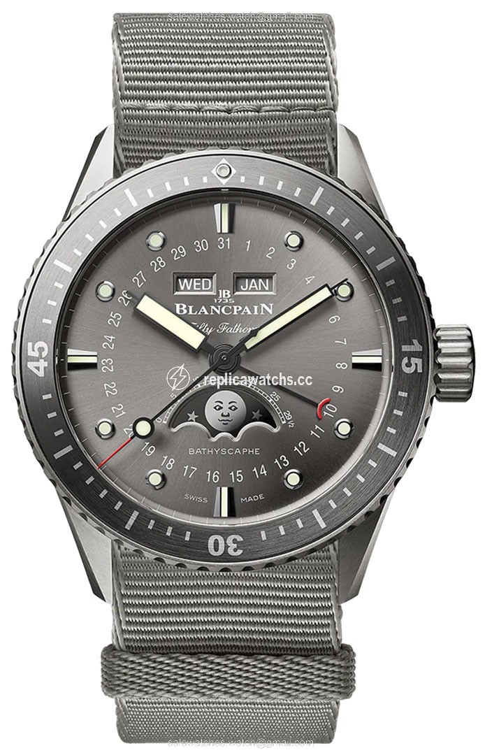 Replica 5054-1210-naga Blancpain Fifty Fathoms Bathyscaphe Complete Calendar 43mm Mens Watch Replica 5054-1210-naga Blancpain Fifty Fathoms Bathyscaphe Complete Calendar 43mm Mens Watch
