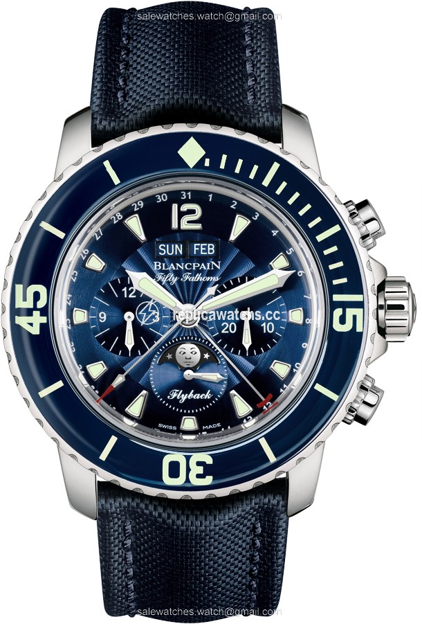 Replica 5066f-1140-52b Blancpain Fifty Fathoms Complete Calendar Flyback Chronograph Mens Watch Replica 5066f-1140-52b Blancpain Fifty Fathoms Complete Calendar Flyback Chronograph Mens Watch