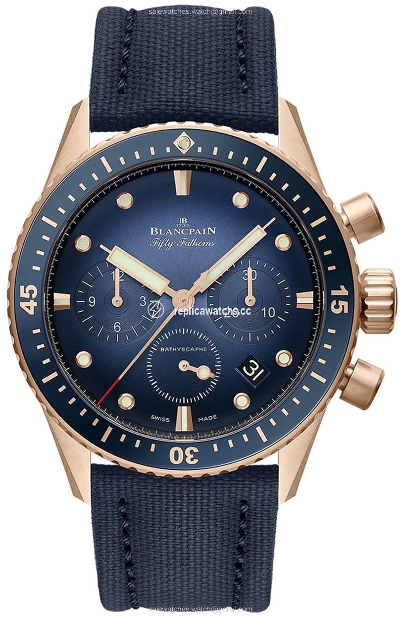 Replica 5200-3640-o52b Blancpain Fifty Fathoms Bathyscaphe Flyback Chronograph 43mm Mens Watch Replica 5200-3640-o52b Blancpain Fifty Fathoms Bathyscaphe Flyback Chronograph 43mm Mens Watch