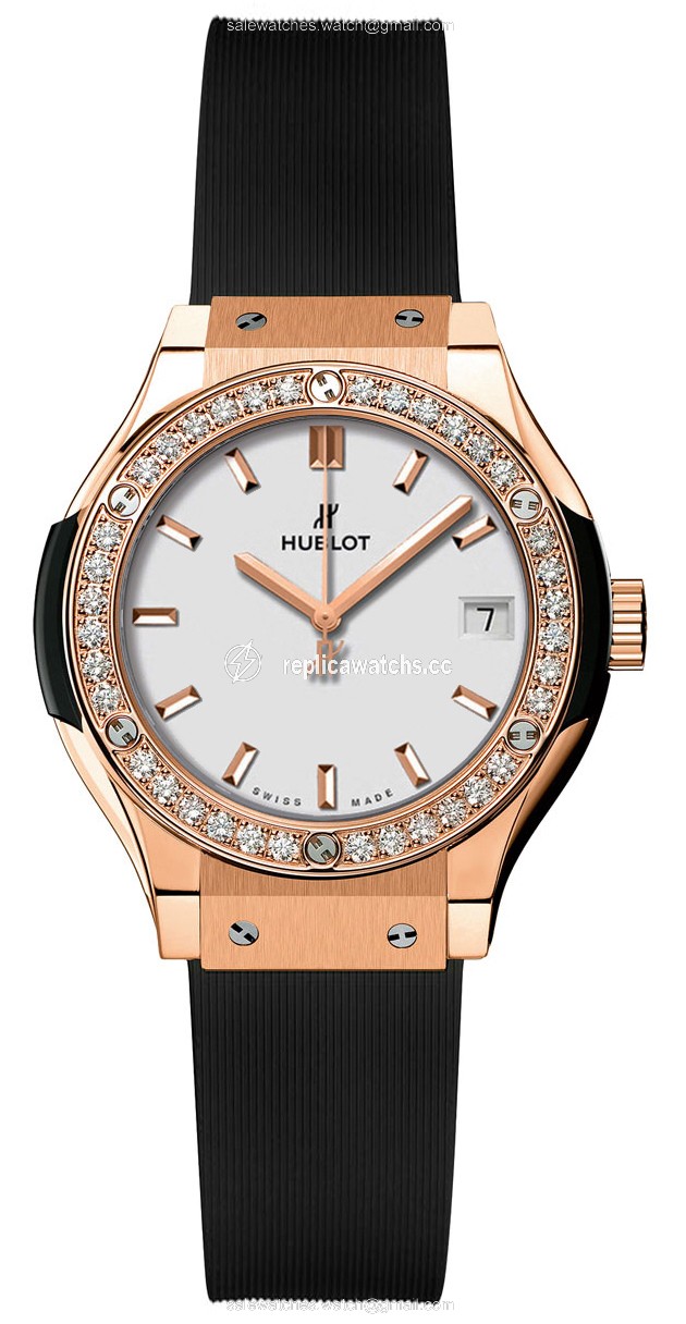 Replica 581.ox.2611.rx.1104 Hublot Classic Fusion Quartz 33mm Ladies Watch Replica 581.ox.2611.rx.1104 Hublot Classic Fusion Quartz 33mm Ladies Watch
