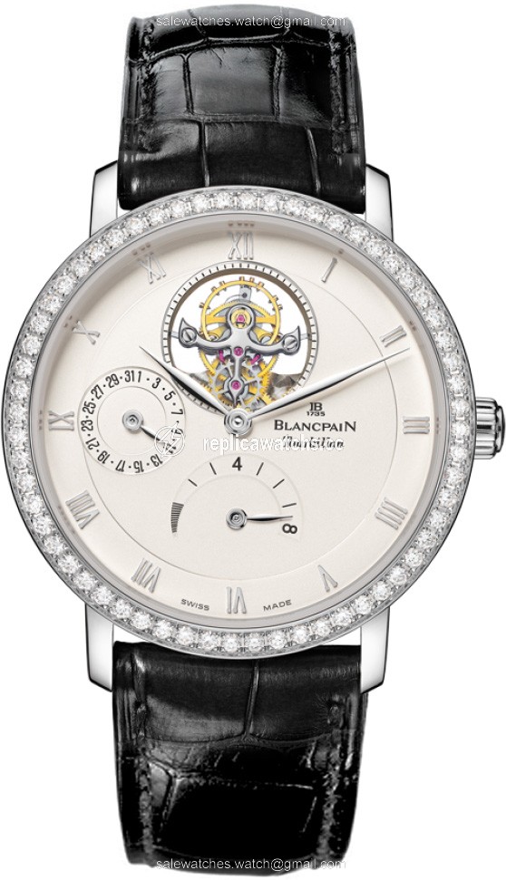 Replica 6025-1942-55b Blancpain Villeret Tourbillon 8 Day Power Reserve Mens Watch Replica 6025-1942-55b Blancpain Villeret Tourbillon 8 Day Power Reserve Mens Watch