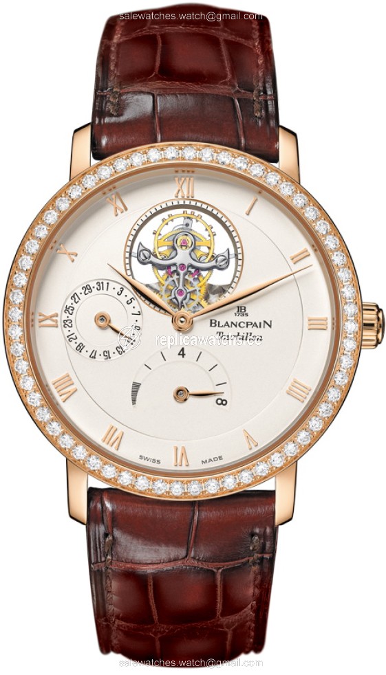 Replica 6025-2942-55b Blancpain Villeret Tourbillon 8 Day Power Reserve Mens Watch Replica 6025-2942-55b Blancpain Villeret Tourbillon 8 Day Power Reserve Mens Watch