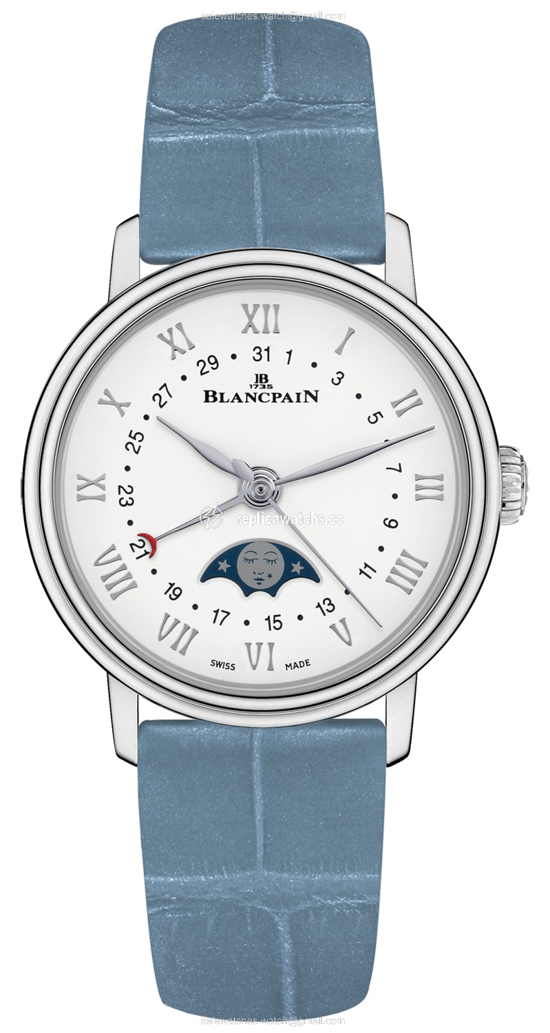 Replica 6106-1127-95a Blancpain Villeret Quantieme Phases de Lune 29.2mm Ladies Watch Replica 6106-1127-95a Blancpain Villeret Quantieme Phases de Lune 29.2mm Ladies Watch