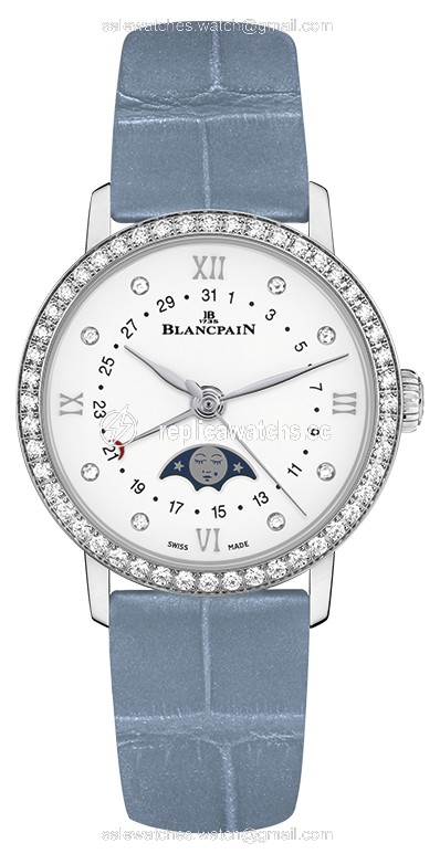 Replica 6106-4628-95a Blancpain Villeret Quantieme Phases de Lune 29.2mm Ladies Watch Replica 6106-4628-95a Blancpain Villeret Quantieme Phases de Lune 29.2mm Ladies Watch