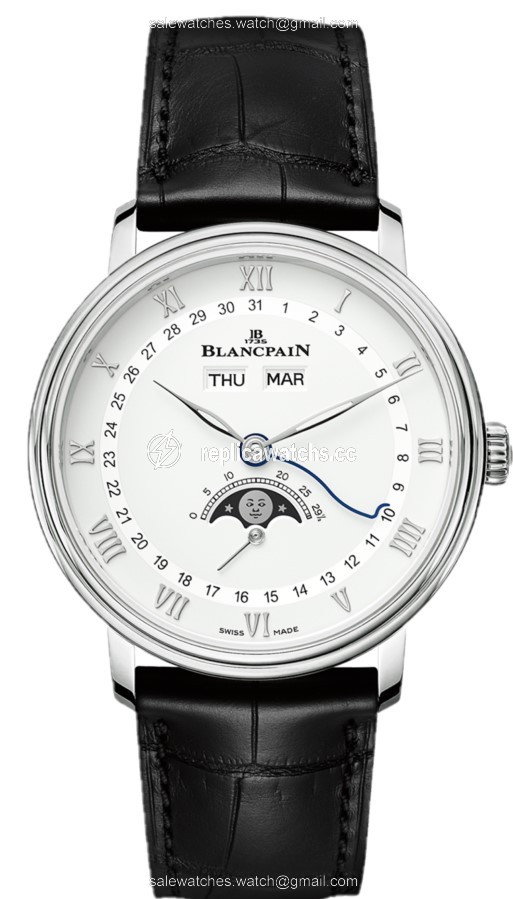 Replica 6264-1127-55b Blancpain Villeret Moonphase & Complete Calendar 38mm Mens Watch Replica 6264-1127-55b Blancpain Villeret Moonphase & Complete Calendar 38mm Mens Watch
