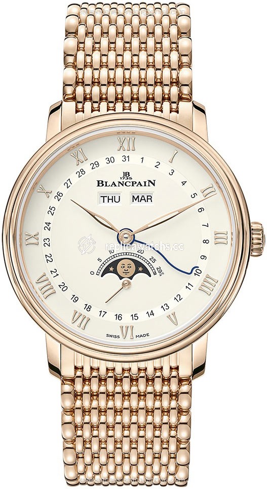 Replica 6264-3642-mmb Blancpain Villeret Moonphase & Complete Calendar 38mm Mens Watch Replica 6264-3642-mmb Blancpain Villeret Moonphase & Complete Calendar 38mm Mens Watch