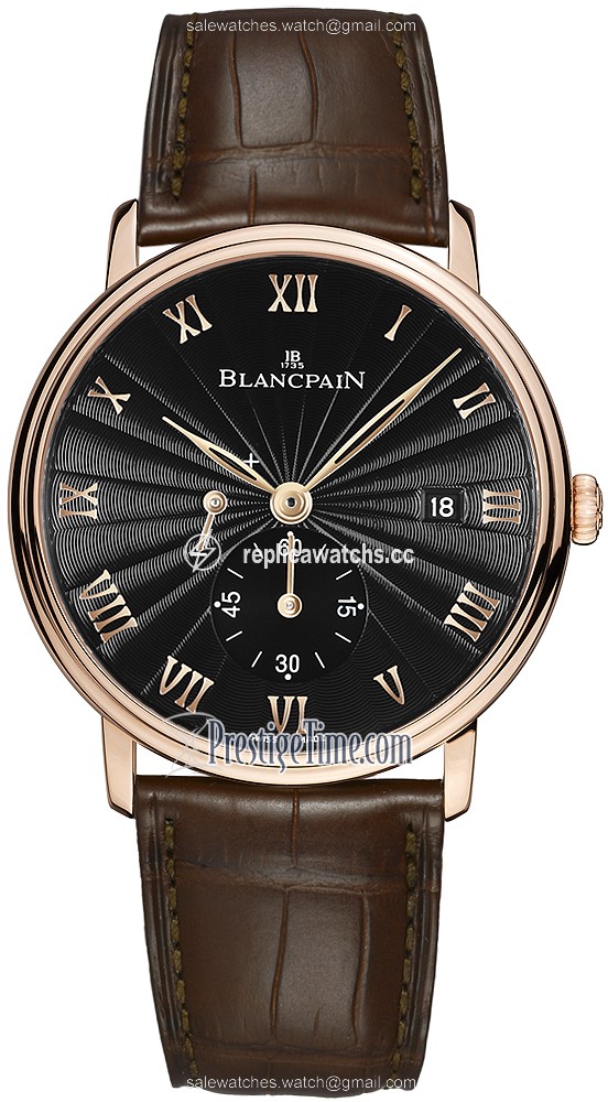 Replica 6606-3630-55b Blancpain Villeret Small Seconds Date & Power Reserve Mechanical Mens Watch Replica 6606-3630-55b Blancpain Villeret Small Seconds Date & Power Reserve Mechanical Mens Watch