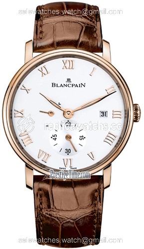 Replica 6606-3642-55b Blancpain Villeret Small Seconds Date & Power Reserve Mechanical Mens Watch Replica 6606-3642-55b Blancpain Villeret Small Seconds Date & Power Reserve Mechanical Mens Watch