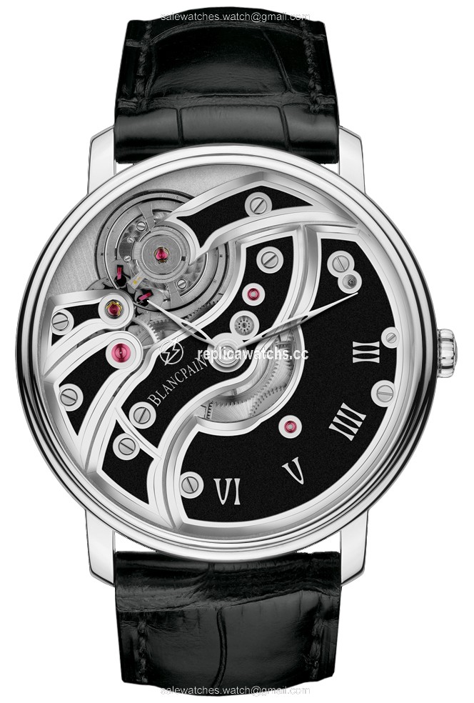Replica 6616-1530-55b Blancpain Villeret Inverse Movement 43mm Mens Watch Replica 6616-1530-55b Blancpain Villeret Inverse Movement 43mm Mens Watch