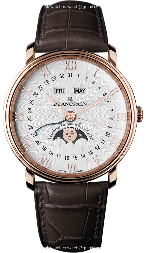 Replica 6664-3642-55b Blancpain Villeret Moonphase & Complete Calendar 40mm Mens Watch Replica 6664-3642-55b Blancpain Villeret Moonphase & Complete Calendar 40mm Mens Watch
